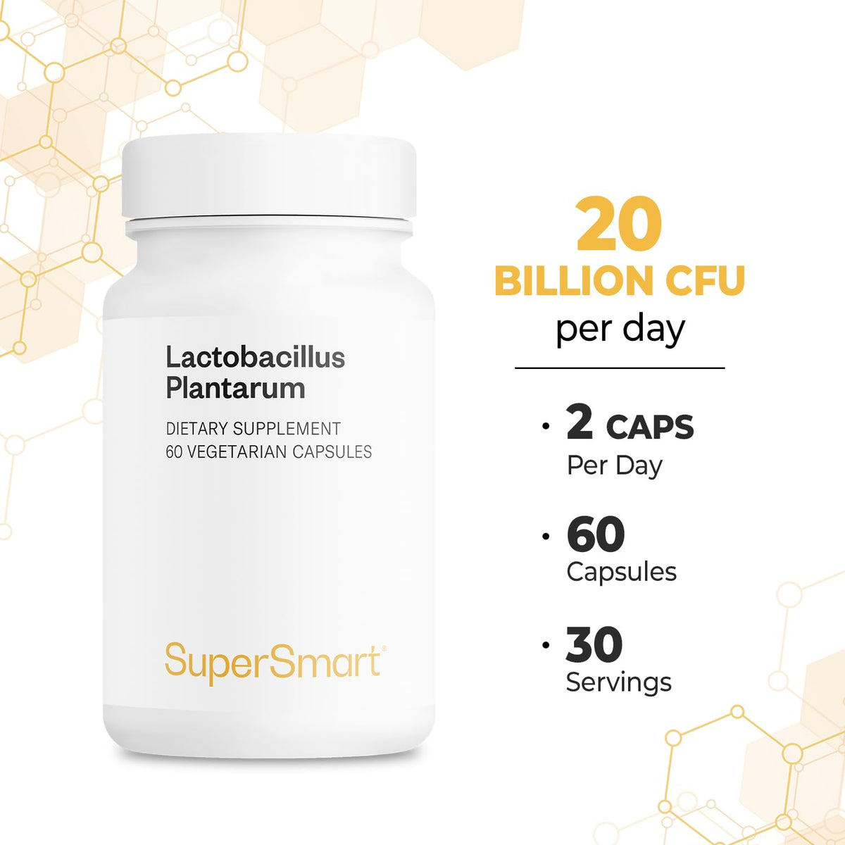 Supersmart Lactobacillus Plantarum PostBiotic emballage