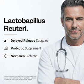 Supersmart Lactobacillus Reuteri 60 capsules, vue de côté