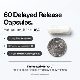 Supersmart Lactobacillus Rhamnosus GG capsules sur une table
