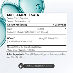 Supersmart Lactobacillus Rhamnosus GG informations sur l'étiquette