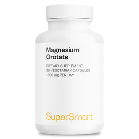 Supersmart Magnésium Orotate 1500mg 90 capsules végétariennes vue de face