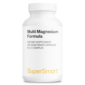 Supersmart Multi Magnesium Formula 120 capsules front view