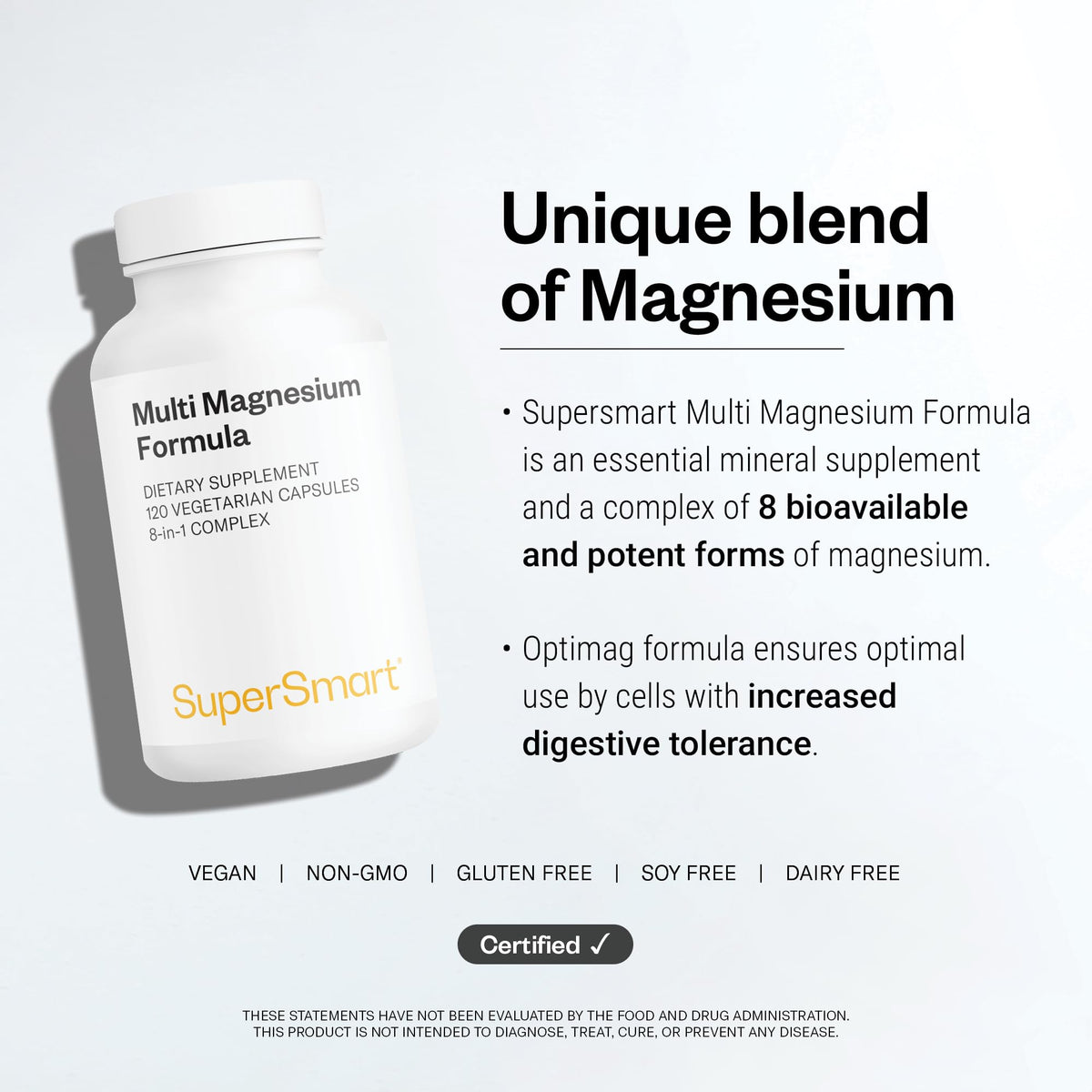 Supersmart Multi Magnesium Formula ingredients list
