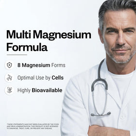 Supersmart Multi Magnesium Formula side view with label