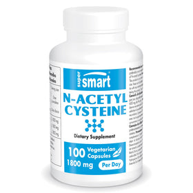 Supersmart N-Acetyl Cystéine 1800mg capsules avant