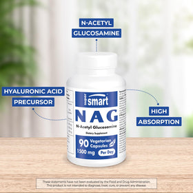 Supersmart NAG 1500 mg capsules végétales