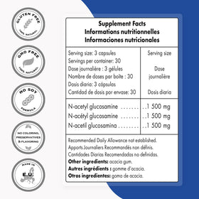Supersmart NAG 1500 mg ingrédients en détail