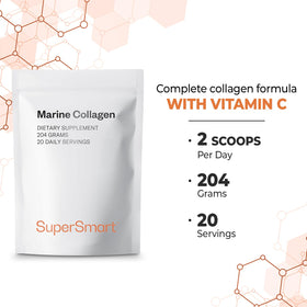 Supersmart Poudre de Collagène Marin Naticol 204 g en usage dans un shaker