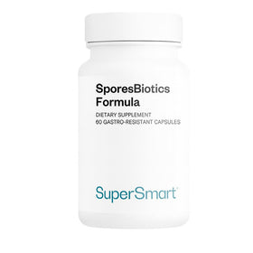 Supersmart SporesBiotics Formule 3-en-1 60 capsules vue de face