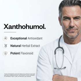 Supersmart Xanthohumol 150 mg détails de l'étiquette