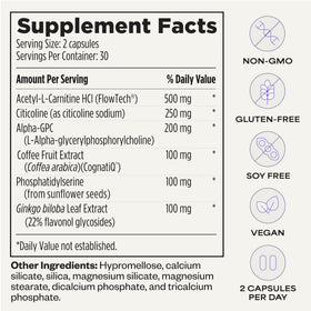 Suppgrade Labs Brain 101 complément sur fond neutre