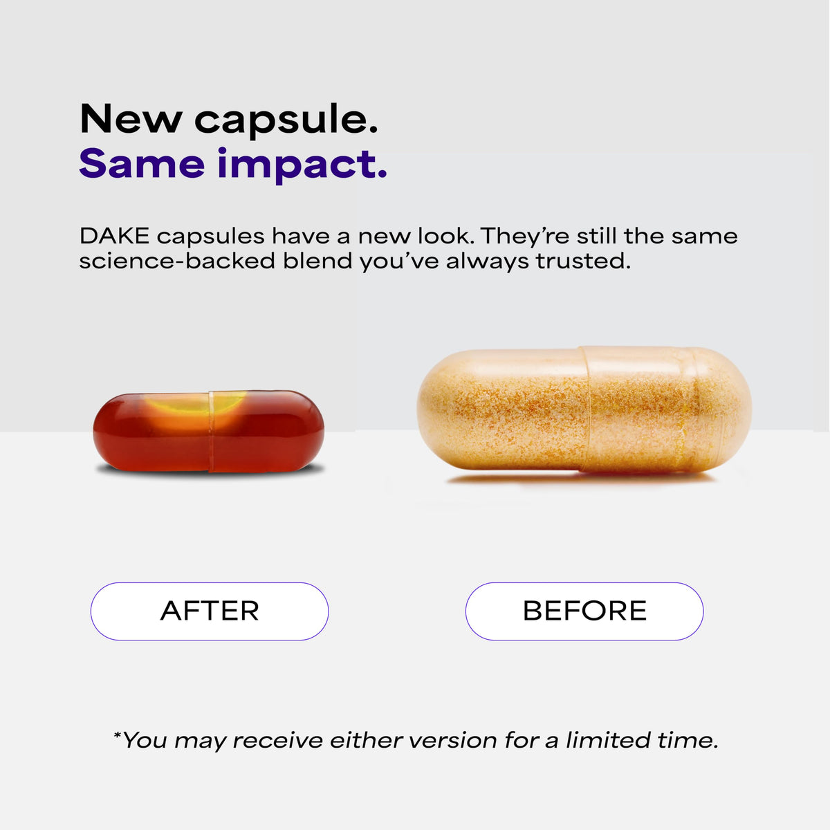 Suppgrade Labs DAKE capsules dans leur emballage
