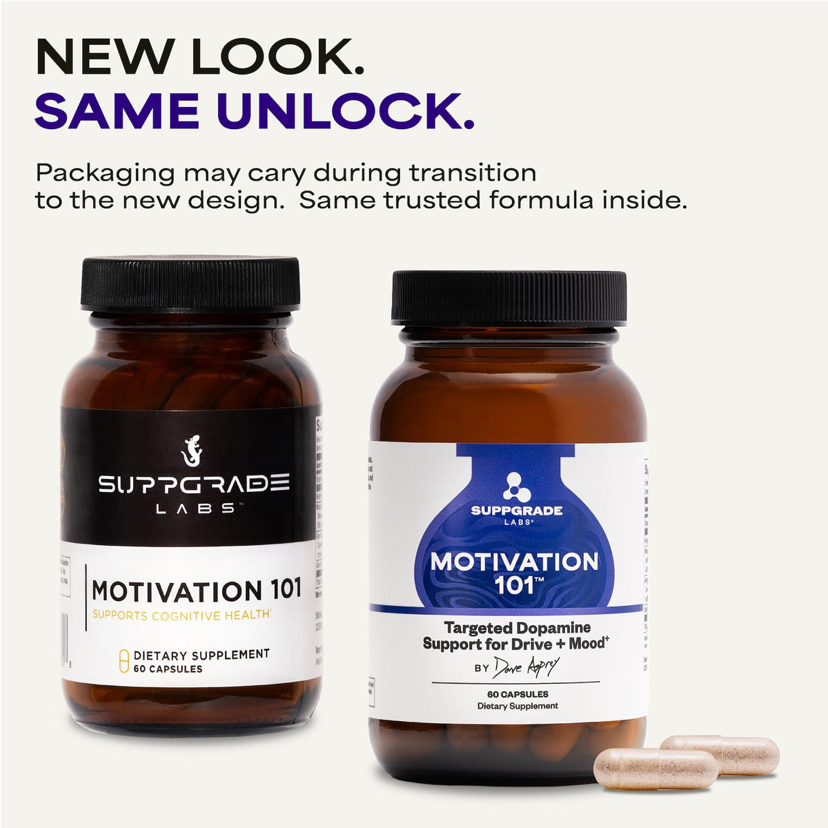 Suppgrade Labs Motivation 101 format gélules