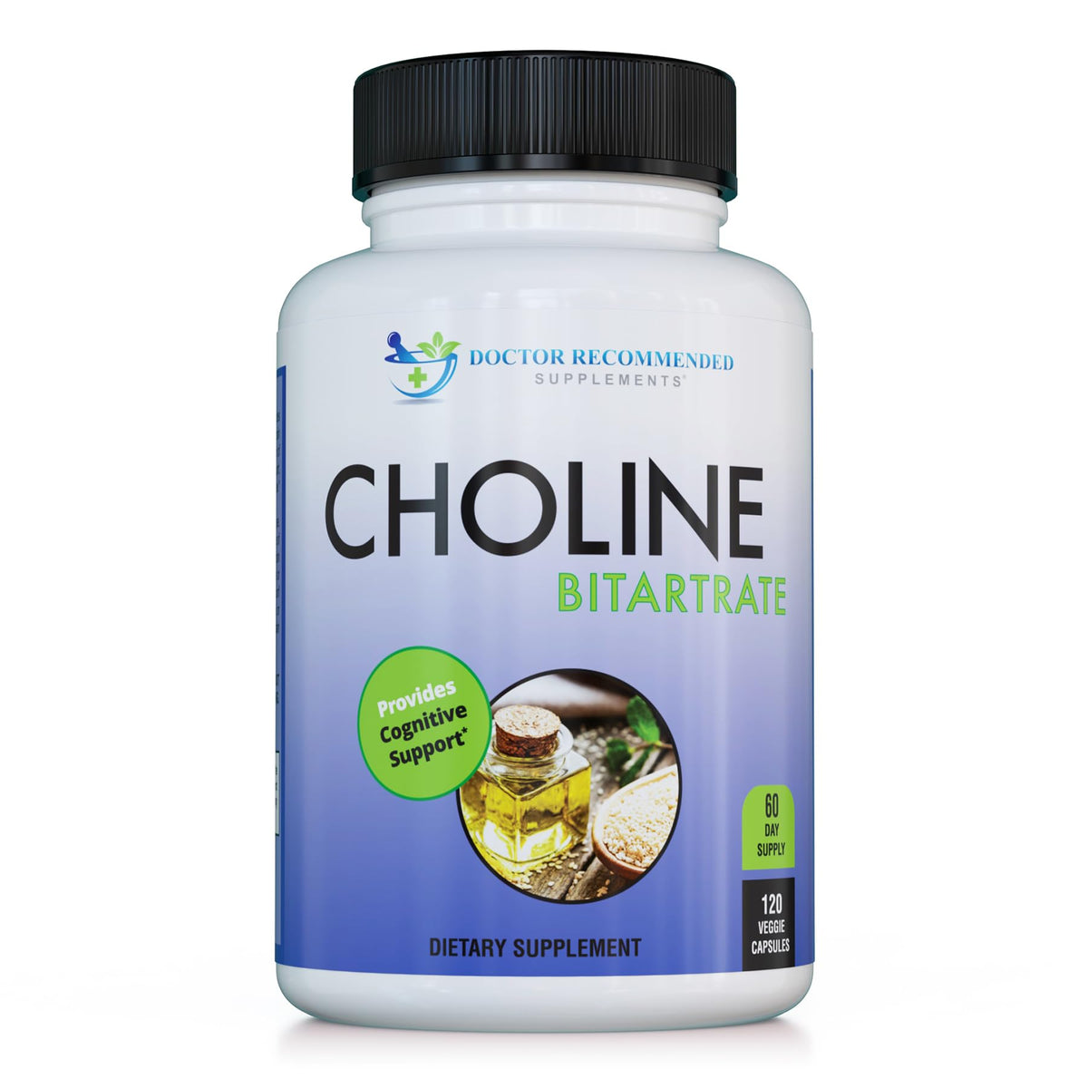 SUPPLEMENTS Choline 500 mg 120 capsules front view