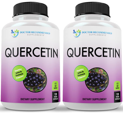 SUPPLEMENTS Quercetin 1000mg 120 capsules front view