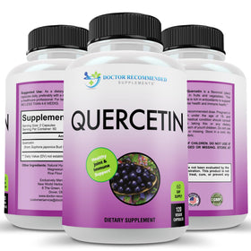 SUPPLEMENTS Quercetin 1000mg 120 capsules végétales vue de face