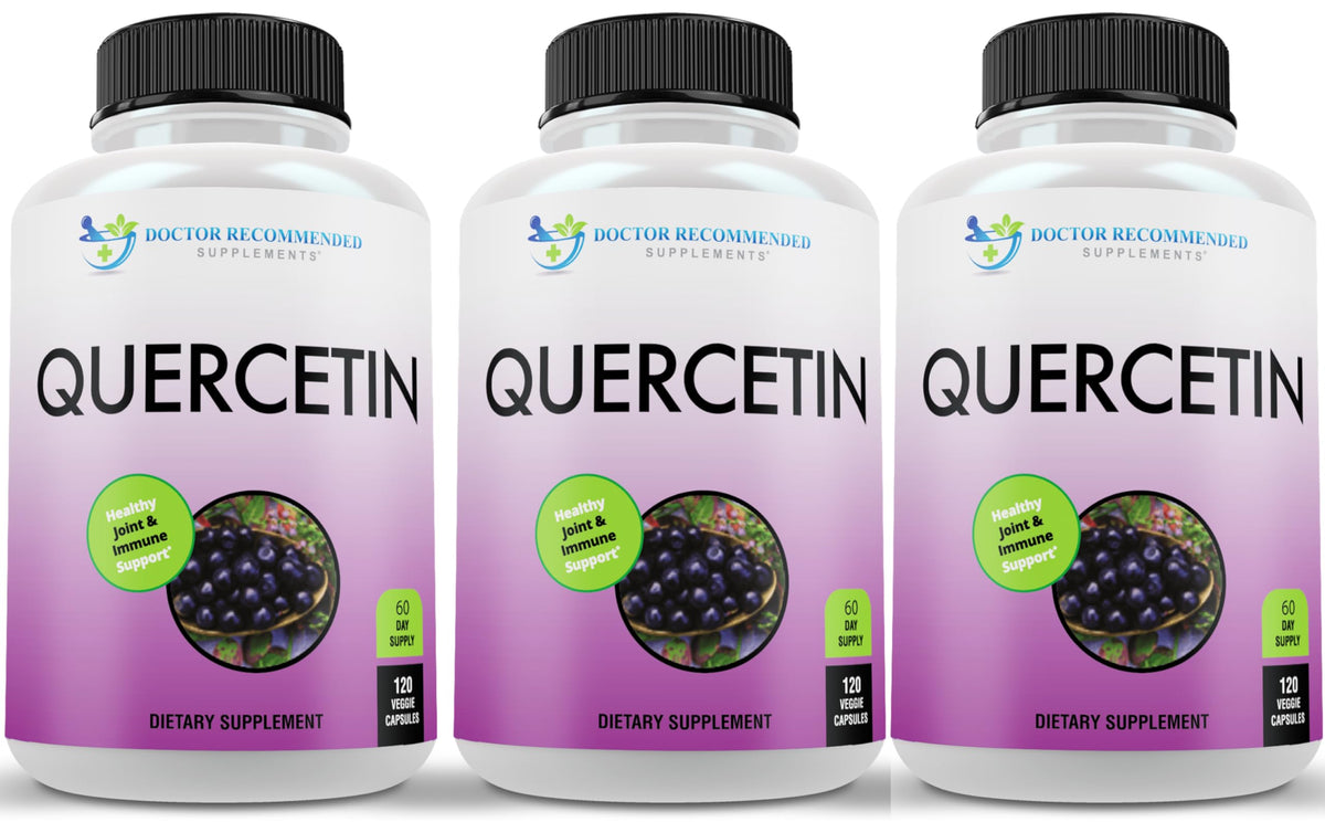 SUPPLEMENTS Quercetin 1000mg 120 Veggie Capsules front view