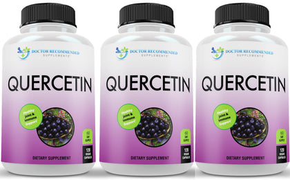 SUPPLEMENTS Quercetin 1000mg 120 Veggie Capsules front view