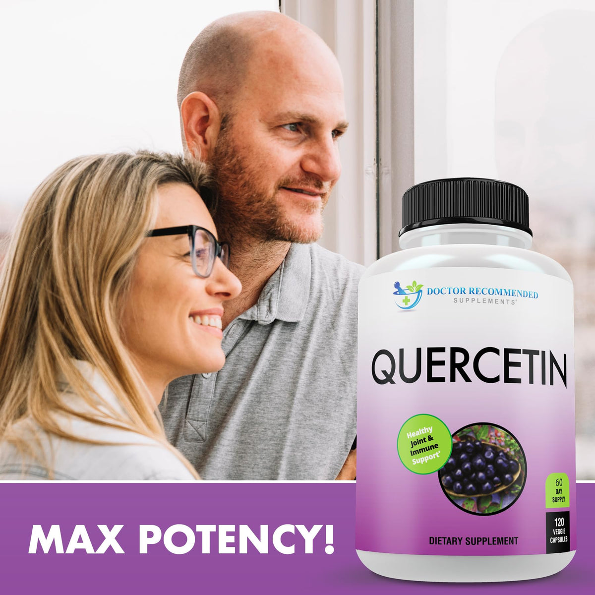 SUPPLEMENTS Quercetin 1000mg packaging