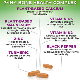 SUPPLEMENTS STUDIO Calcium Végétal 500mg ingrédients