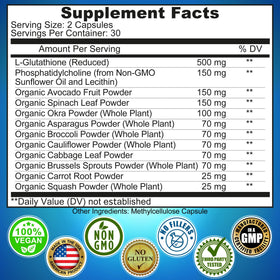 SUPPLEMENTS STUDIO Complément Alimentaire Glutathion Liposomal 500mg - prise de capsules