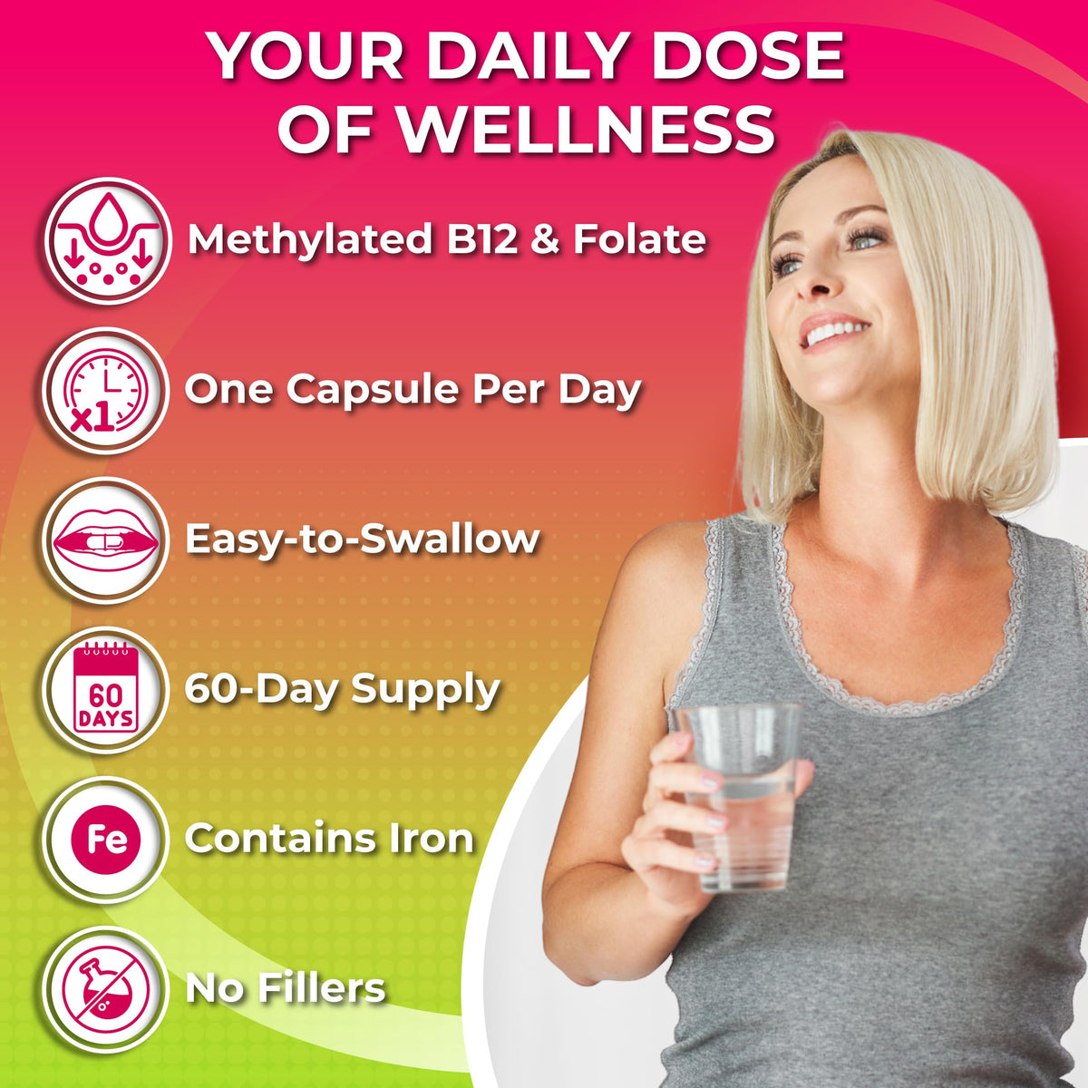 SUPPLEMENTS STUDIO Multivitamine Végétalienne Methylée emballage