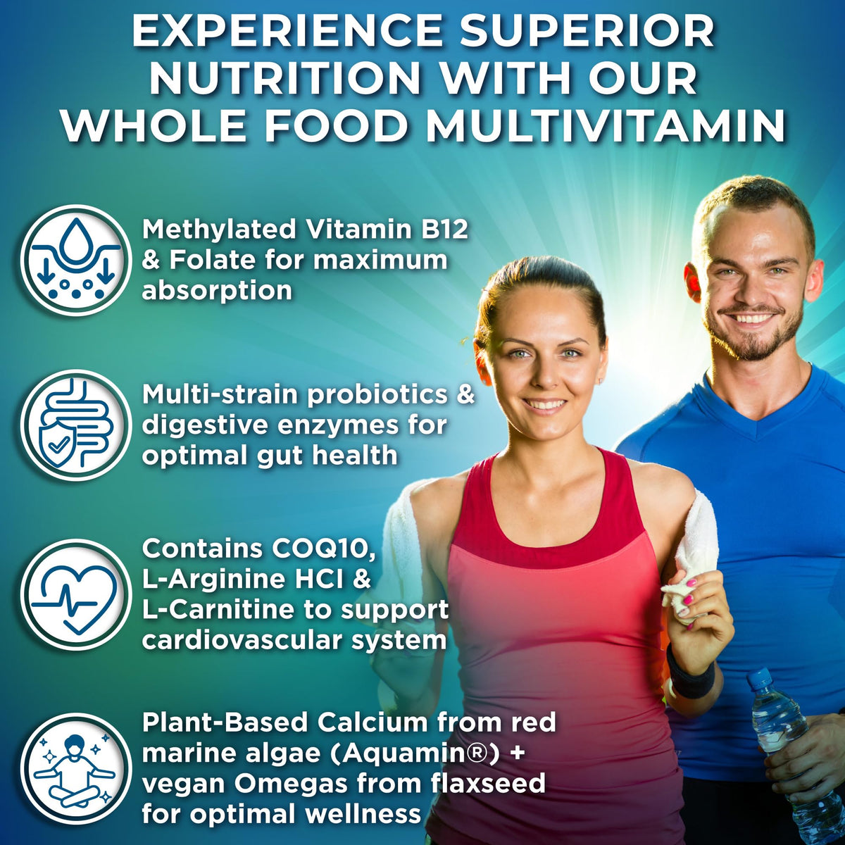 SUPPLEMENTS STUDIO multivitamines methylées vegan 90 capsules vue arrière