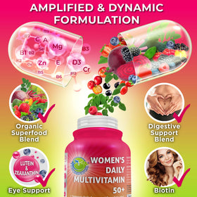 SUPPLEMENTS STUDIO Multivitamines Vegan 50+ capsules close-up