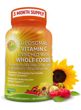 SUPPLEMENTS STUDIO Vitamine C Liposomale 1500mg vue avant