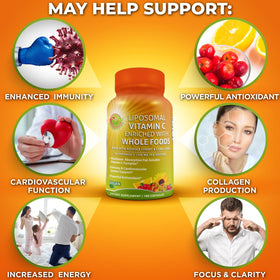 SUPPLEMENTS STUDIO Vitamine C Liposomale 1500mg vue de côté