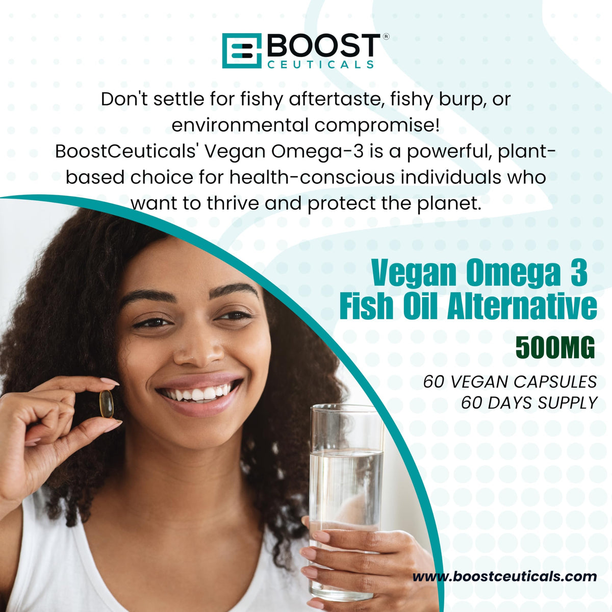 support Complément Alimentaire Omega 3 Végétal - arrière de l'emballage