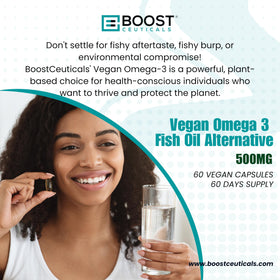 support Complément Alimentaire Omega 3 Végétal - arrière de l'emballage