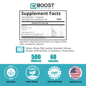 support Complément Alimentaire Omega 3 Végétal - capsules dans une main
