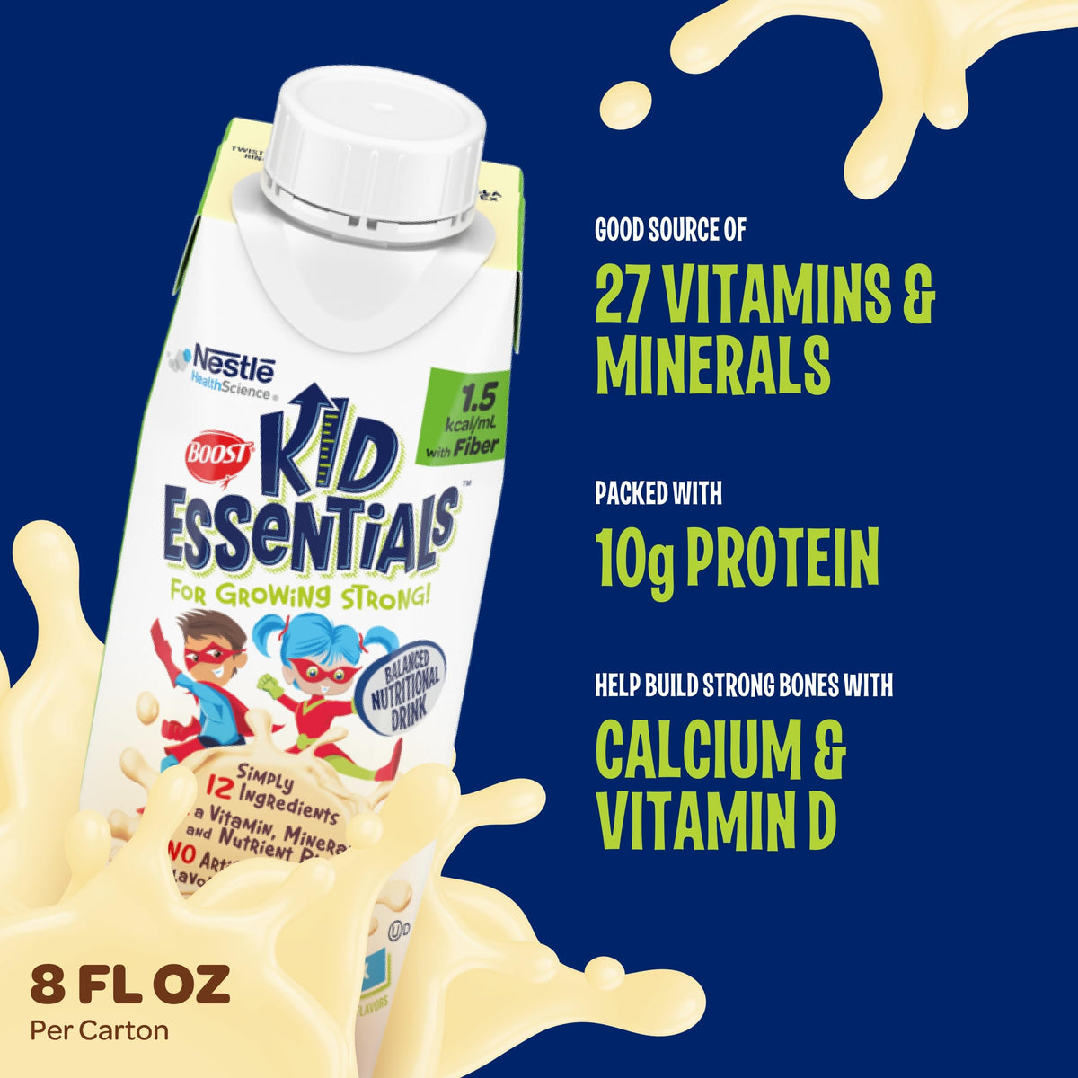 support Kid Essentials 1.5 Nutritional Drink serving suggestion