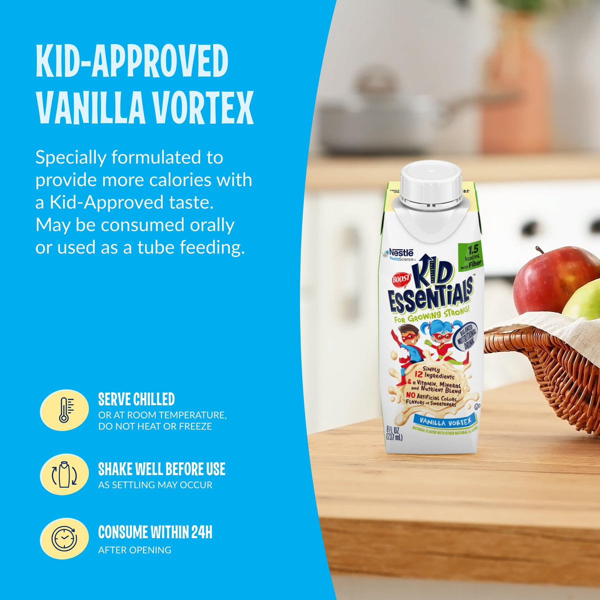 support Kid Essentials 1.5 Nutritional Drink vanilla flavor