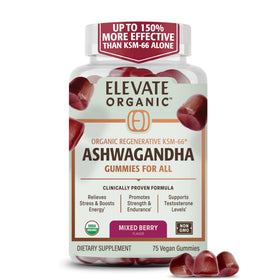 support ORGANIC Gummies Ashwagandha 600mg pot de 75 gummies framboise
