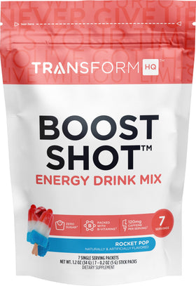 support Shot Poudre Boisson sachets Rocket Pop vue de face