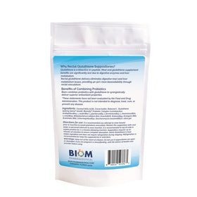 Suppositoire de L-Glutathione réduit 500mg Biom Probiotics