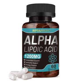 SUPRANOURISH Capsules d'Acide Alpha-Lipoïque 60 Comptes vue avant