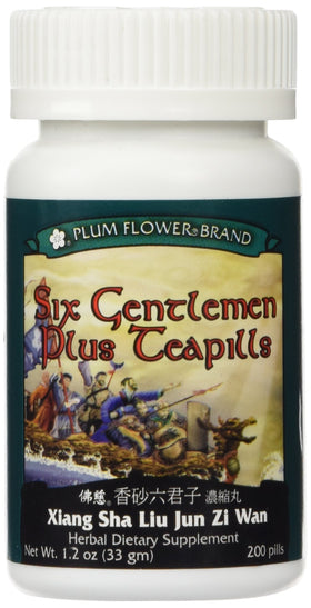 SUPTMAX Six Gentlemen Plus Teapills boîte de 50g vue de face