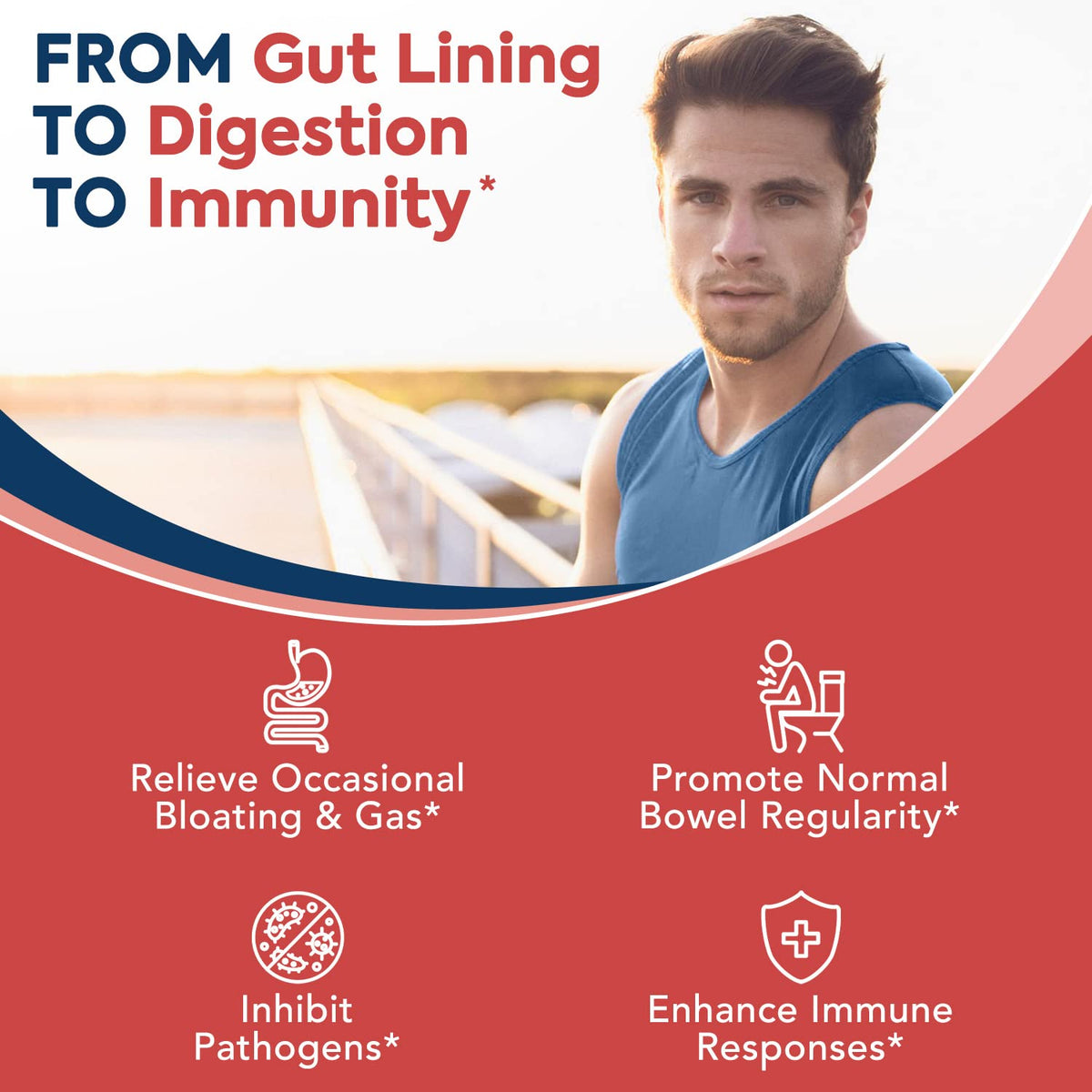 Surebounty Probiotiques - capsules végétales à l'intérieur