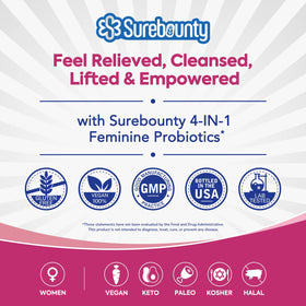 Surebounty Probiotiques Femmes - présentation des capsules