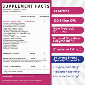 Surebounty Probiotiques pour Femmes, capsule végétale