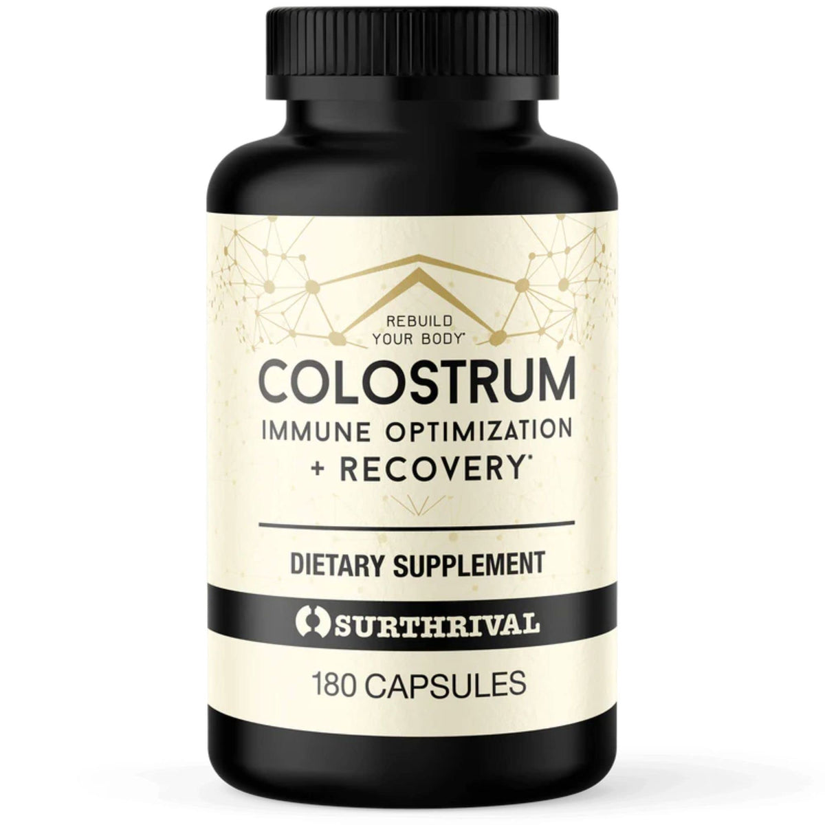 Surthrival Colostrum Poudre en Capsules, 180 capsules, vue de face