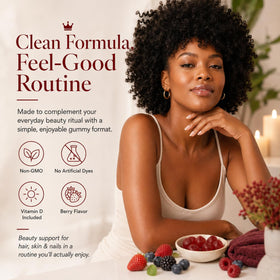 SUUDUUL Gummies avec une femme souriante les tenant