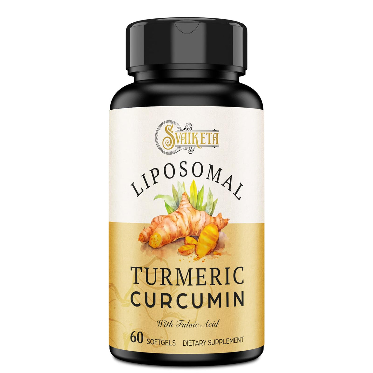 Svaiketa Complément Alimentaire Curcuma Liposomal 2000mg Gélules Front View