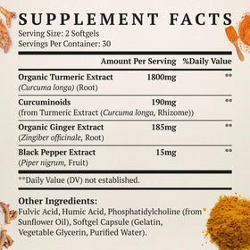 Svaiketa Curcuma Liposomal 2000mg Gélules Side View