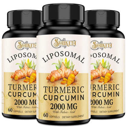 Svaiketa Curcuma Liposomale 2000MG 60 gélules en boîte
