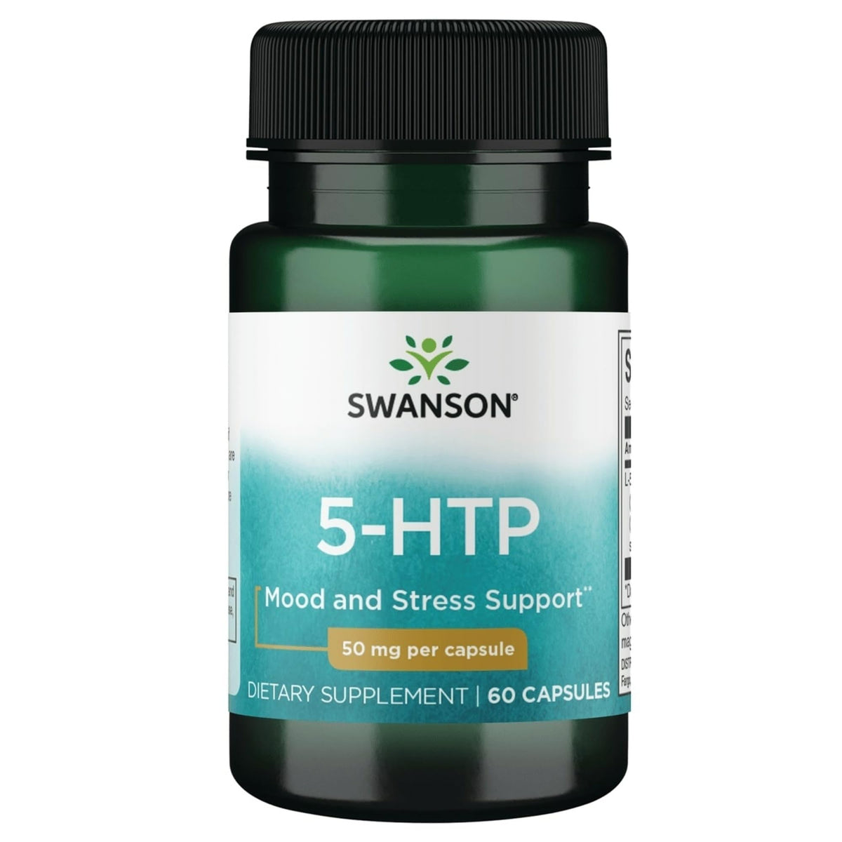 Swanson 5-HTP Extra Fort 50 mg boîte avant vue