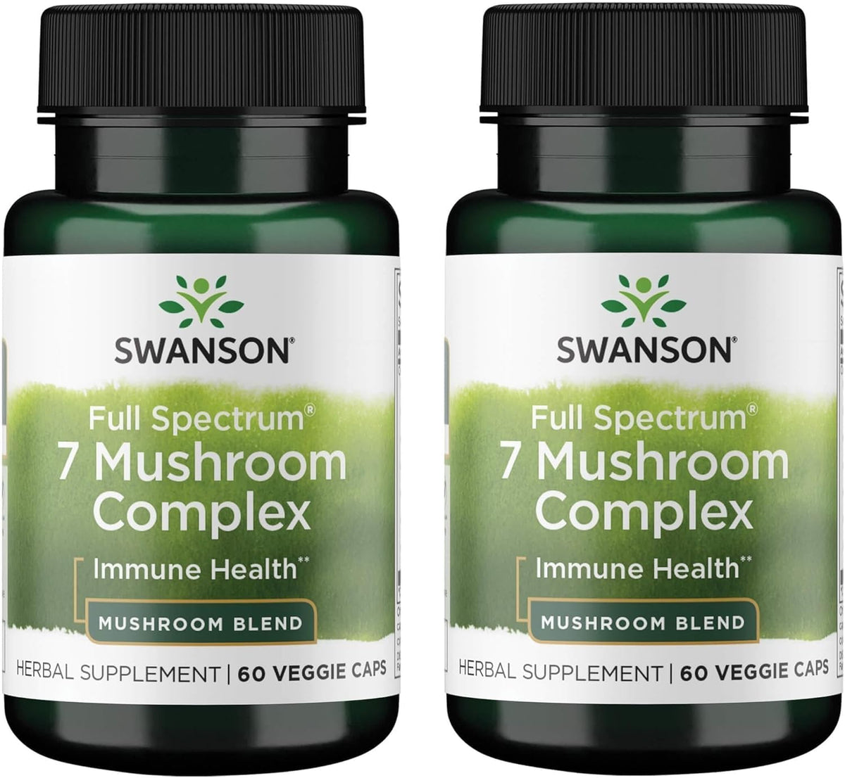 Swanson 7 Complex de Champignons 60 Capsules Végétales vue avant